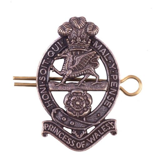 Picture of The PWRR Cap Badge - Beret and No 2 Dress - Shank & Pin - Bronze