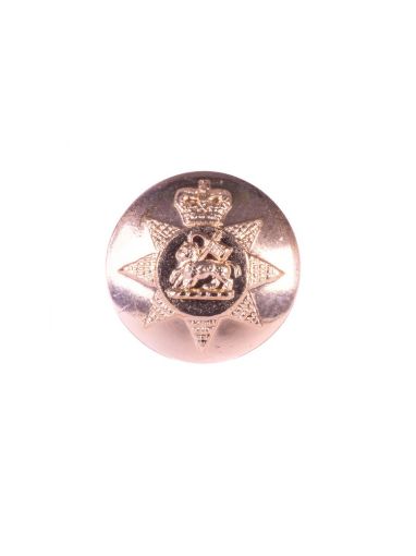 Picture of The PWRR Tunic Button (Queen's Regiment Pattern) - Gold AAL - 30L