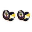 Picture of Cufflink - PWRR - Gilt Enamelled Chain-Link - Boxed 