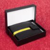 Picture of The PWRR Black Leather Wallet with Regimental Ribbon - supplied in box
