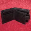 Picture of The PWRR Black Leather Wallet with Regimental Ribbon - supplied in box