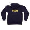 Picture of Navy Children's Hoodie - Embroidered TIGER Badge Left Breast - Back Print TIGERS – Age 9-10