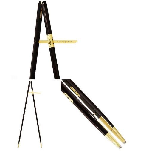 Picture of UK MoD Racer Pace Stick - Brass Fittings - Black Finish - 43" with Sleeve & Nameplate